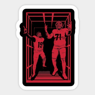 Deebo Samuel & Trent Williams Bay Area Bumpin' Sticker